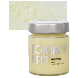 Tommy Art DIY System - Neutral Wax, 140 ml jar and swatch