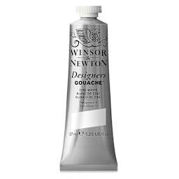 Winsor & Newton Designers Gouache - Zinc White, 37 ml tube