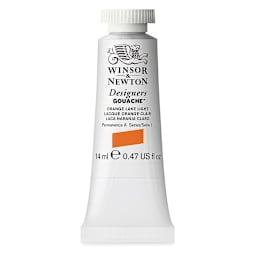 Winsor & Newton Designers Gouache - Orange Lake Light, 14 ml tube