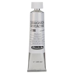 Schmincke Designers Gouache - Mixing White, 120 ml Tube