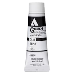 Holbein Acrylic Gouache - Sepia, 40 ml tube