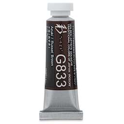 Holbein Irodori Artist Gouache - Russet Brown, 15 ml, Tube (Front of tube)