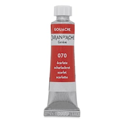 Caran d'Ache Studio Gouache - Scarlet, 10 ml, Tube