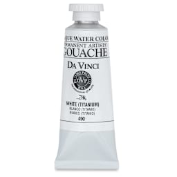 Da Vinci Professional Gouache - White (Titanium), 37 ml tube