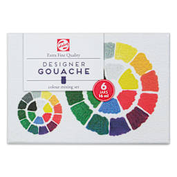 Royal Talens Gouache - Primary Set of 6, 16 ml bottles front of package