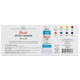 Utrecht Artists' Gouache - Set of 8, Mixing Colors, 14 ml Tubes