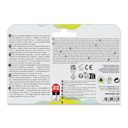 Back of the package for Pebeo Drawing Gum Marker for Kids.
