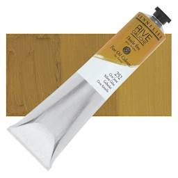 Sennelier Rive Gauche Artists Oil Color - Yellow Ochre, 200 ml tube and swatch