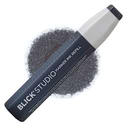 Blick Studio Marker Refill - Basic Gray 6, 083, swatch and refill