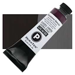 Daniel Smith Extra Fine Gouache - Bloodstone Genuine, 15 ml tube and swatch