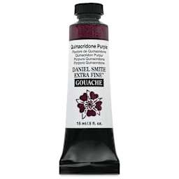 Daniel Smith Extra Fine Gouache - Quinacridone Purple, 15 ml Tube