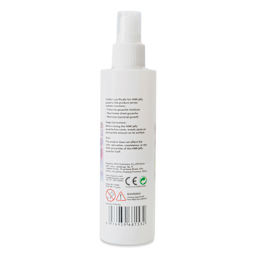 Back of 200 ml Bottle of Himi Jelly Gouache Rewetting Medium Spray