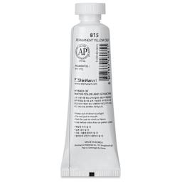 ShinHan Pass Colors Opaque Watercolor Tube - Permanent Yellow Deep, 20 ml back
