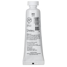 ShinHan Pass Colors Opaque Watercolor Tube - Sepia, 20 ml back
