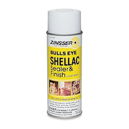 Bulls Eye Spray Shellac - Front of 12 oz can shown