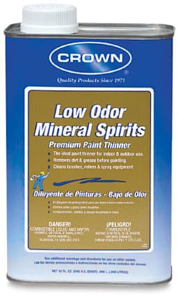 Crown Low Odor Mineral Spirits​ - Front view of Quart can