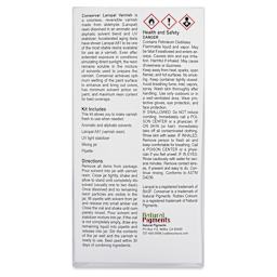 Rublev Conservar Laropal A81 Varnish Kit back of package
