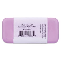 R&F Encaustic Paint Block - Quinacridone Magenta Light, 104 ml block back