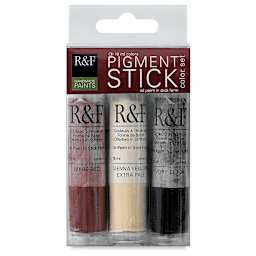 R & F Pigment Sticks-Set of 3 Assorted front of Package
