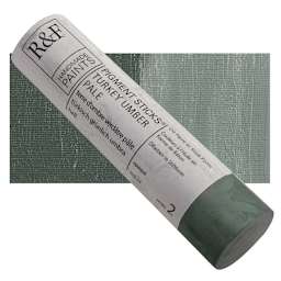 R&F Pigment Stick - Turkey Umber Pale, 100 ml stick and swatch