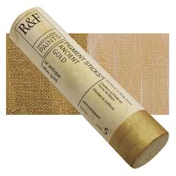 R&F Pigment Stick - Ancient Gold, 100 ml stick and swatch