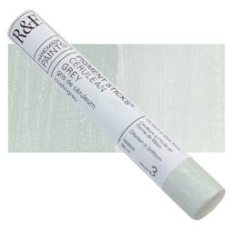 R&F Pigment Stick - Cerulean Grey, 38 ml stick and swatch