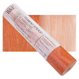 R&F Pigment Stick - Sanquine Earth Light, 188 ml stick and swatch