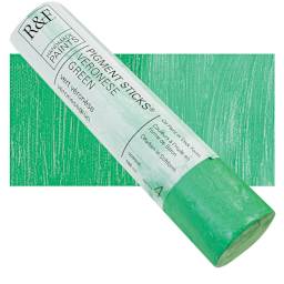 R&F Pigment Stick - Veronese Green, 188 ml and swatch