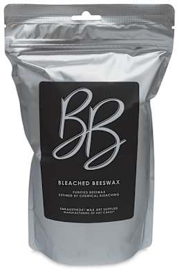 Bleached Beeswax - Front of bag of Beeswax