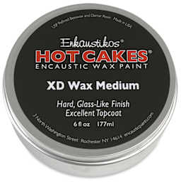 Enkaustikos XD Wax Medium - Top view of closed Tin 
