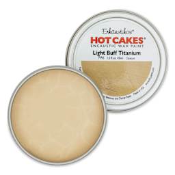 Enkaustikos Hot Cakes Encaustic Paint - Light Buff Titanium, 45 ml Tin