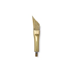 Enkaustikos Hot Brush Attachments - Closeup of Angled Flat Tip