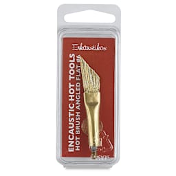 Enkaustikos Hot Brush Attachment - Angled Flat, Size 6