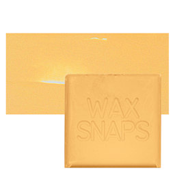Enkaustikos Wax Snaps Encaustic Paint - Naples Yellow Hue, 40 ml snaps and swatch