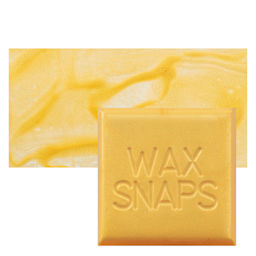 Enkaustikos Wax Snaps Encaustic Paint - Opal Sun, 40 ml snaps and swatch