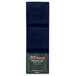 Enkaustikos Wax Snaps Encaustic Paints - Prussian Blue, 40 ml cake front of package