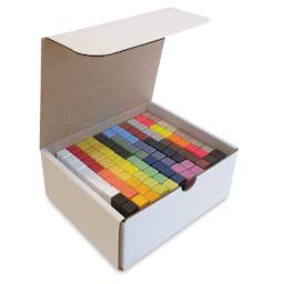 Enkaustikos EnkaustiKolors Paint Set - Set of 99 pc Classpack in Assorted Colors shown in open package