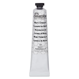 Ceracolors Waterborne Wax Paint - Mars Crimson, 50 ml - front