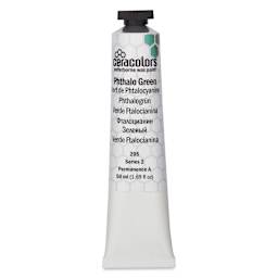 Ceracolors Waterborne Wax Paint - Phthalo Green, 50 ml - front