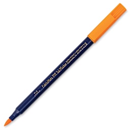 Yasutomo FabricMate Dye Ink Markers - Fluorescent Orange with cap off