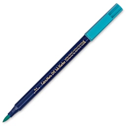 Yasutomo FabricMate Dye Ink Markers - Turquoise with cap off