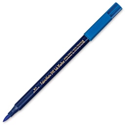 Yasutomo FabricMate Dye Ink Markers - Cobalt Blue with cap off