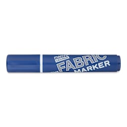 Marvy Fabric Marker - Blue, cap on