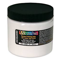 Jacquard Versatex Screen Printing Ink - Super Opaque White, 16 oz jar