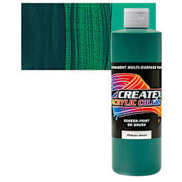 Createx Acrylic - Phthalo Green, Pint and swatch