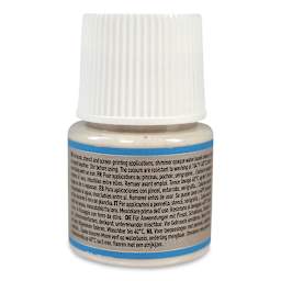 Pebeo Setacolor Fabric Paint - Ivory, Shimmer, 45 ml bottle back