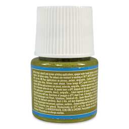 Pebeo Setacolor Fabric Paint - Olive, Opaque, 45 ml bottle back