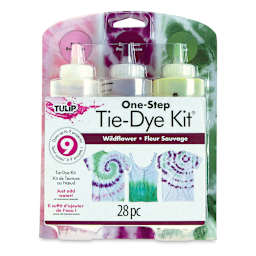 Tulip One-Step Tie-Dye Kit - Wildflower, Kit of 3 Colors, front of the packaging