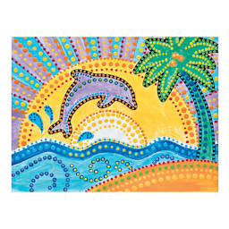 Faber-Castell Dot a Design - Finished Dolphin picture

