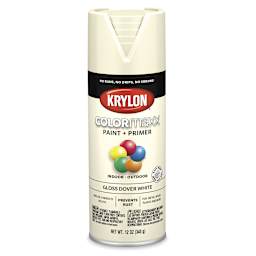 Krylon Colormaxx Spray Paint - Dover White, Gloss, 12 oz